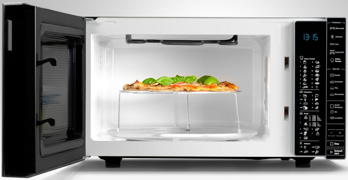 Bauknecht Mikrowelle 30 Liter – Grillfunktion 1050 Watt | Schwarz | Simo Möbel