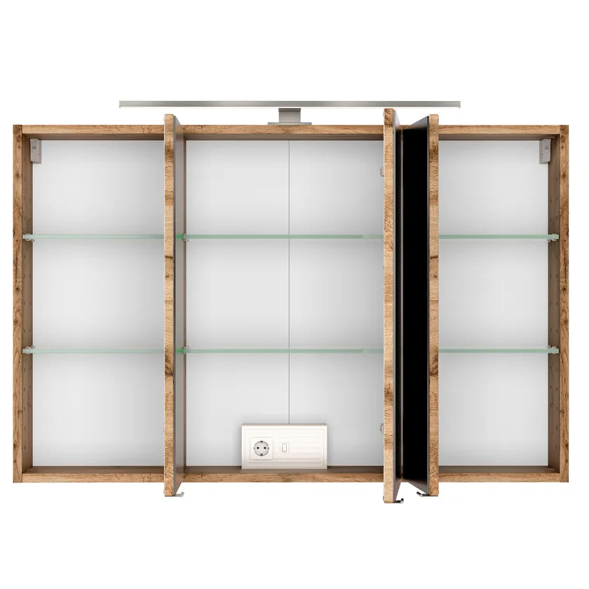 &nbsp;Löwe Badmöbel-Set 3 – 100 cm – Wotaneiche