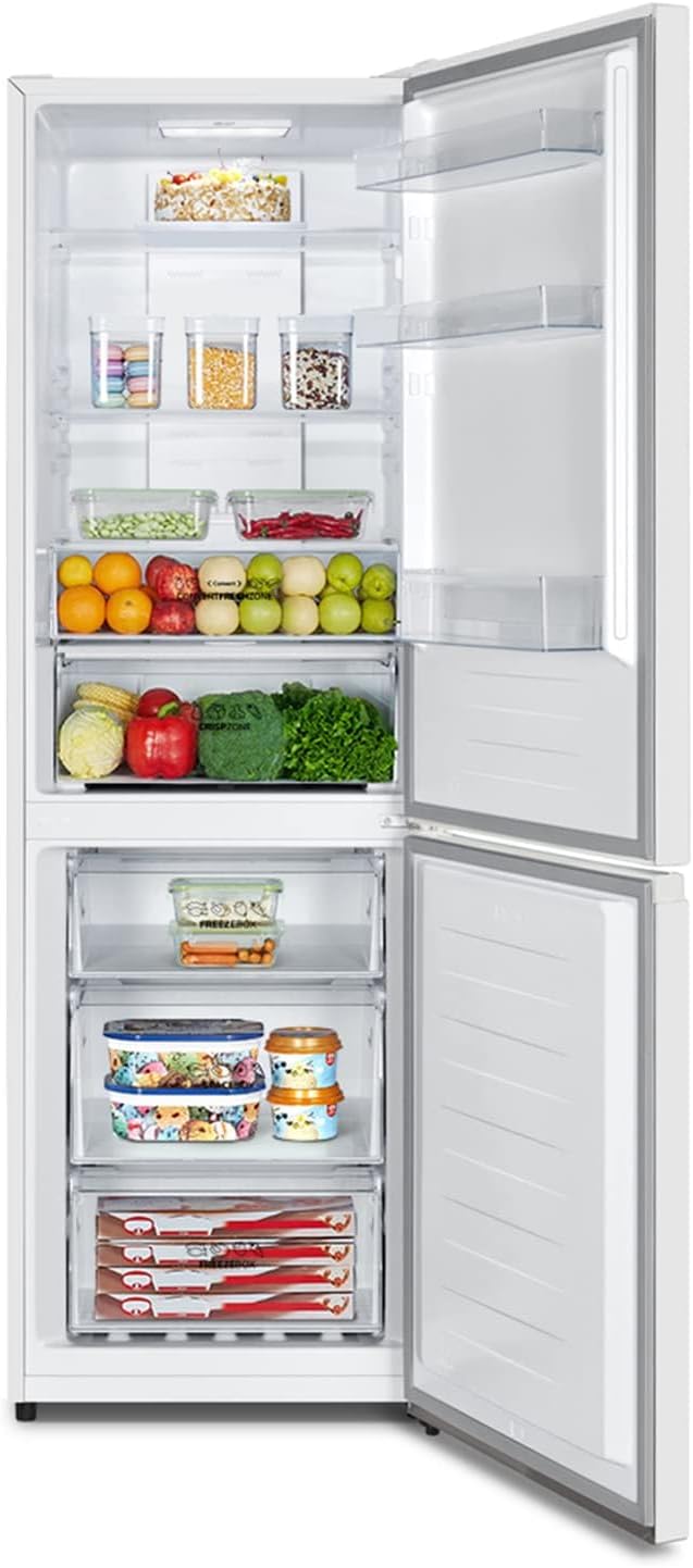 Gorenje N619EAW4 Kühl-Gefrierkombination 300 Liter, NoFrost Plus, FastFreeze, CrispZone mit Feuchteregler, LED-Display, 186 cm, Weiß Kühlschrank