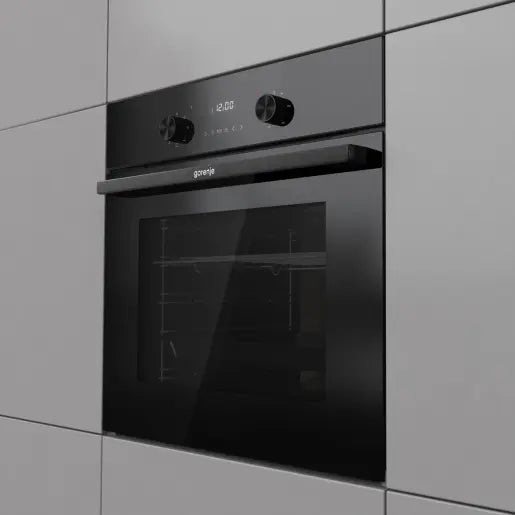 Einbaubackofen Gorenje G400 Umluft-, Schwarz – BOA6735AO1BGOT