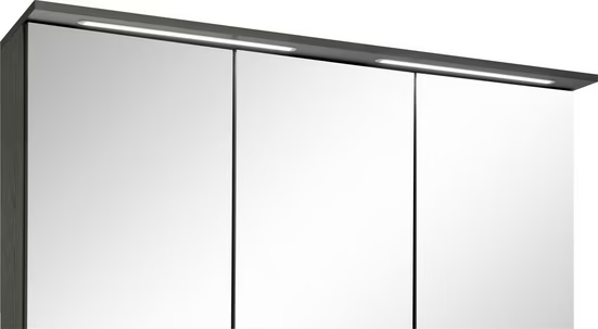 Badmöbel-Set Breite 120cm  Grau /eiche Wotan