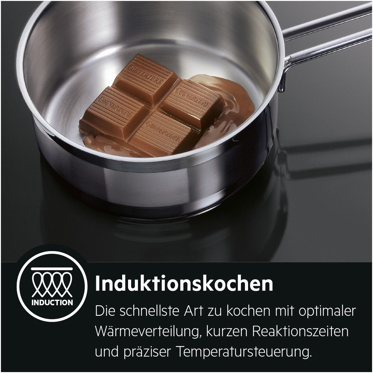 AEG Induktionskochfeld 80 cm autark IAS 8442 SXB